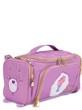 Lug Care Bears x Lug Trolley Medium Cosmetic Case Share Bear Purple